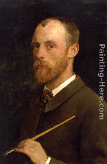 Portrait of the Artist painting - Sir George Clausen Portrait of the Artist art painting